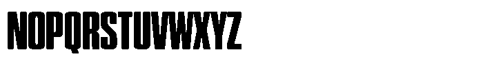 WTF Hammer XX Compressed Font UPPERCASE