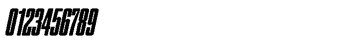 WTF Hammer X*X Compressed Italic Font OTHER CHARS