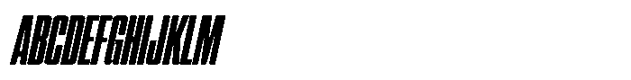 WTF Hammer X*X Compressed Italic Font UPPERCASE