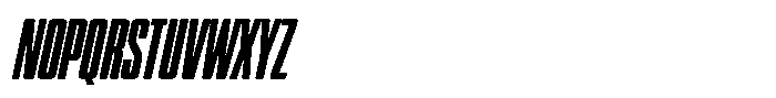 WTF Hammer X*X Compressed Italic Font UPPERCASE