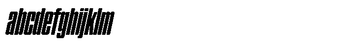 WTF Hammer X*X Compressed Italic FONT