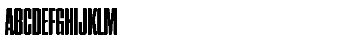 WTF Hammer X*X Compressed Font UPPERCASE