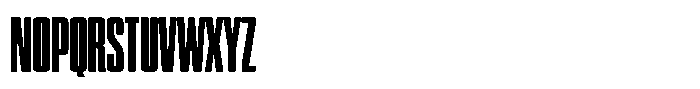 WTF Hammer X*X Compressed Font UPPERCASE