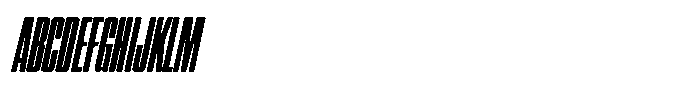 WTF Hammer XXXX Compressed Italic Font UPPERCASE