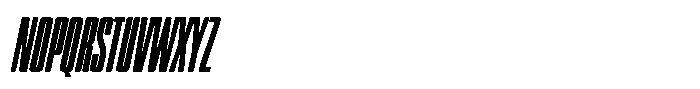 WTF Hammer XXXX Compressed Italic Font UPPERCASE
