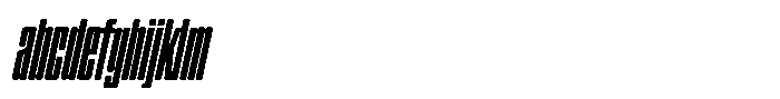 WTF Hammer XXXX Compressed Italic FONT