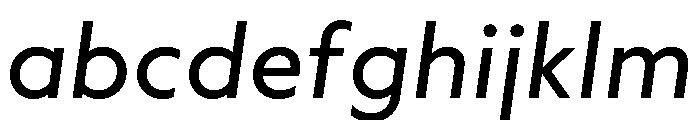WTAptaGeometric Italic FONT
