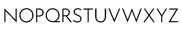 WTAptaGeometric Light Font UPPERCASE