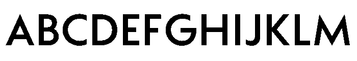 WTAptaGeometric Medium Font UPPERCASE