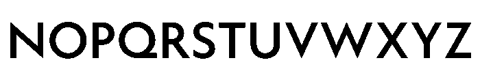 WTAptaGeometric Medium Font UPPERCASE