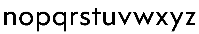 WTAptaGeometric Regular Font LOWERCASE