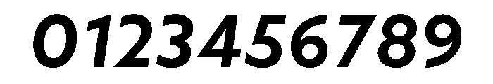 WTAptaHumanist BoldItalic Font OTHER CHARS