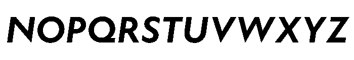 WTAptaHumanist BoldItalic Font UPPERCASE