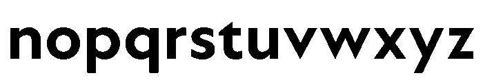WTAptaHumanist Bold Font LOWERCASE