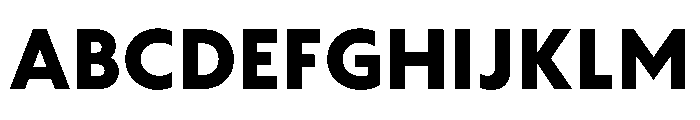 WTAptaHumanist ExtraBold Font UPPERCASE