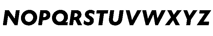 WTAptaHumanist ExtraBoldItalic Font UPPERCASE