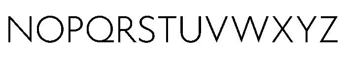 WTAptaHumanist Light Font UPPERCASE