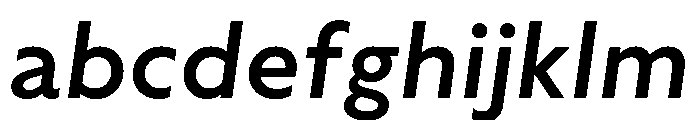 WTAptaHumanist MediumItalic FONT