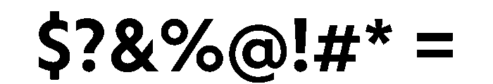 WTAptaMix Bold Font OTHER CHARS