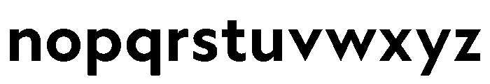WTAptaMix Bold Font LOWERCASE