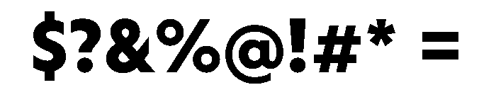 WTAptaMix ExtraBold Font OTHER CHARS