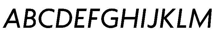 WTAptaMix Italic Font UPPERCASE