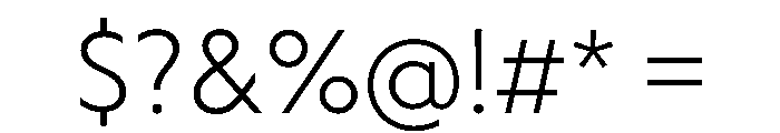 WTAptaMix Light Font OTHER CHARS
