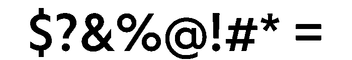 WTAptaMix Medium Font OTHER CHARS