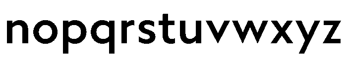 WTAptaMix Medium Font LOWERCASE