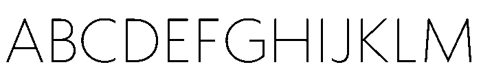 WTAptaMix Thin Font UPPERCASE