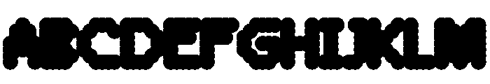 WTBleepAlpha Black Font UPPERCASE