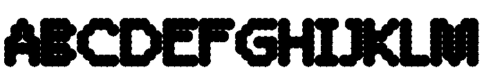WTBleepAlpha Bold Font UPPERCASE