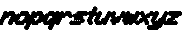 WTBleepAlpha BoldItalic Font LOWERCASE