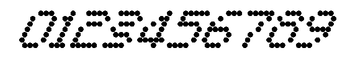 WTBleepAlpha Italic Font OTHER CHARS