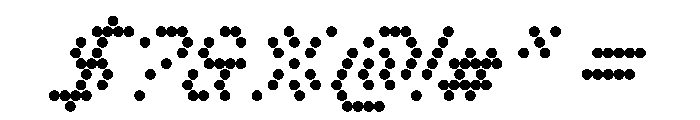WTBleepAlpha Italic Font OTHER CHARS