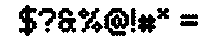 WTBleepAlpha Medium Font OTHER CHARS