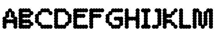 WTBleepAlpha Medium Font UPPERCASE
