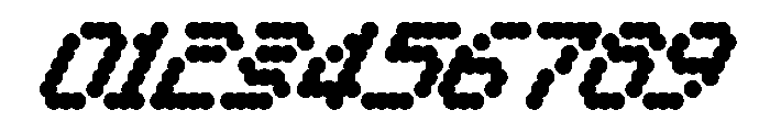 WTBleepAlpha MediumItalic Font OTHER CHARS