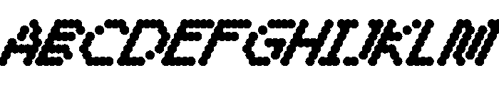 WTBleepAlpha MediumItalic Font UPPERCASE