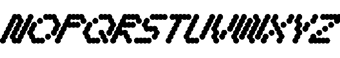 WTBleepAlpha MediumItalic Font UPPERCASE