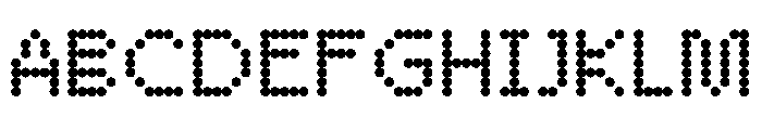 WTBleepAlpha Regular Font UPPERCASE