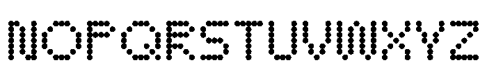 WTBleepAlpha Regular Font UPPERCASE