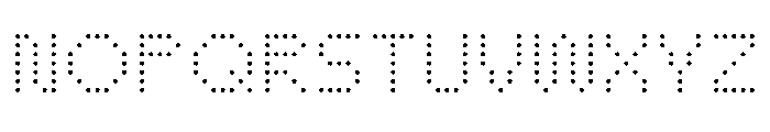 WTBleepAlpha Thin Font UPPERCASE