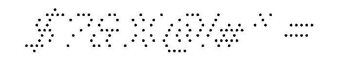 WTBleepAlpha ThinItalic Font OTHER CHARS