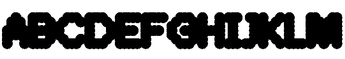 WTBleepBeta Black Font UPPERCASE