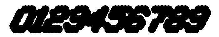 WTBleepBeta BlackItalic Font OTHER CHARS
