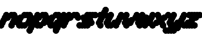 WTBleepBeta BlackItalic Font LOWERCASE