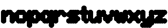 WTBleepBeta Black Font LOWERCASE