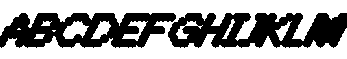 WTBleepBeta BoldItalic Font UPPERCASE