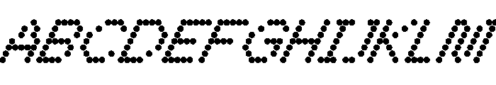 WTBleepBeta Italic Font UPPERCASE